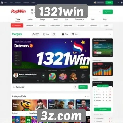 novas funcionalidades do site 1321win