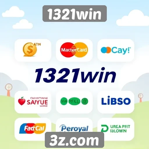 Opcões de pagamento disponíveis na plataforma 1321win
